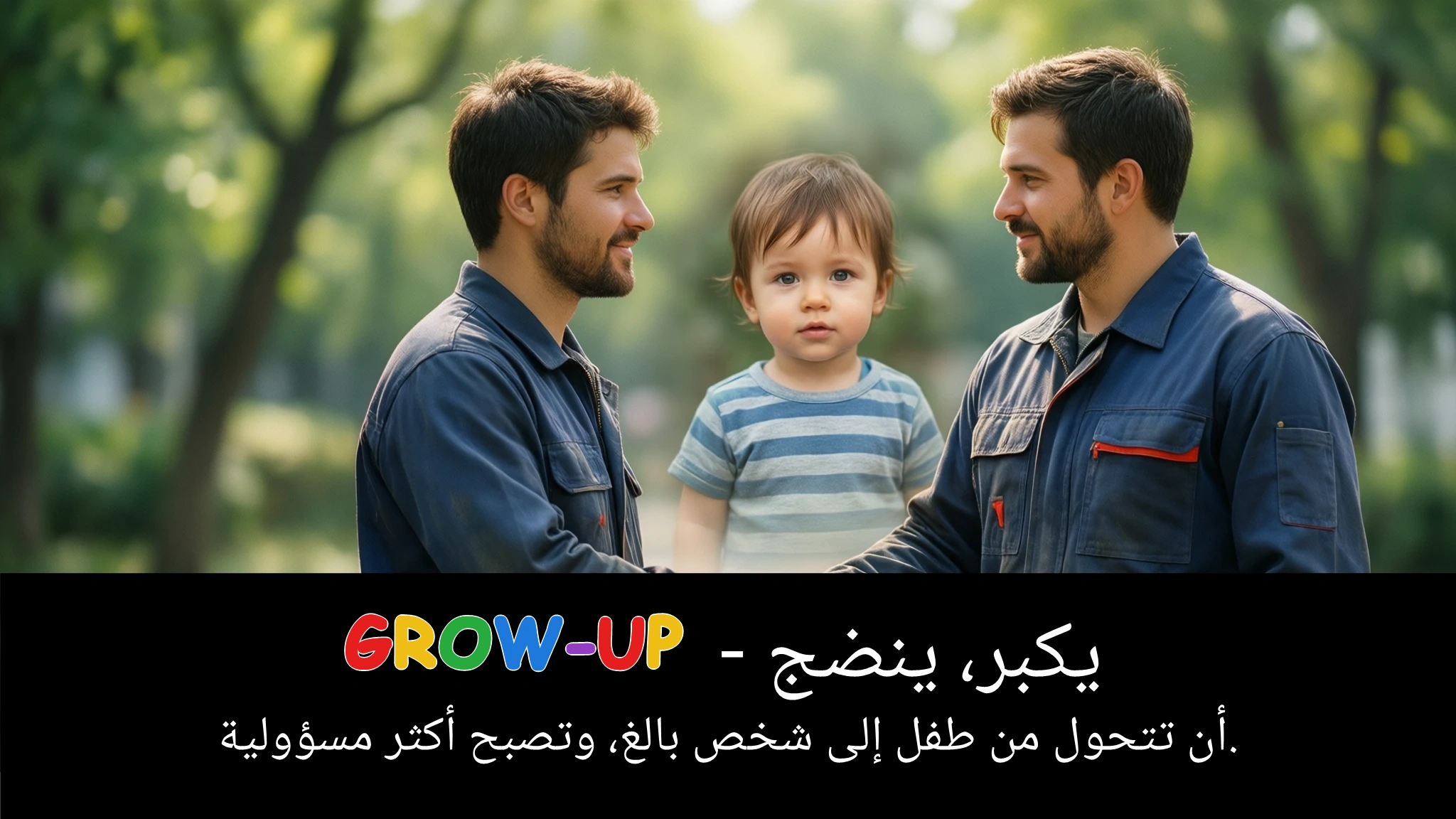 Arabic Illustration for grow-up